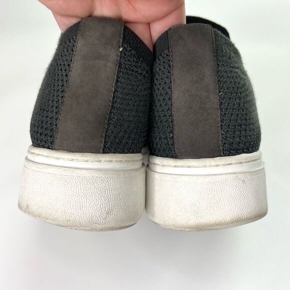 Eileen Fisher Pari Platform Knit Sneakers Graphite Grey 7.5 - Picture 10 of 12